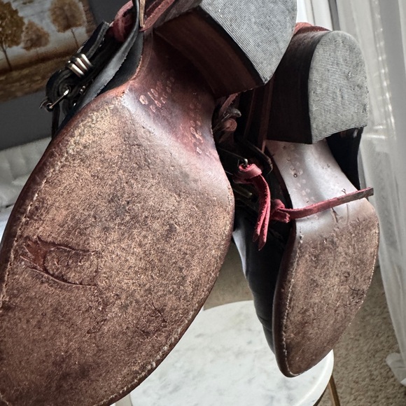 Freebird Black and Brown Ankle Boots - Picture 4 of 9